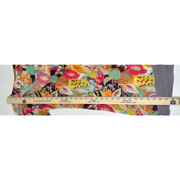 Boden Paisley Mini Dress Multicolor Orange 3/4 Sleeves Twee Bohemian Summer 2 - Picture 8 of 9